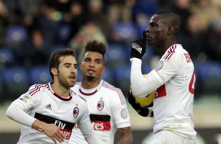 <p>Balotelli nem estava em campo quando foi provocado</p>