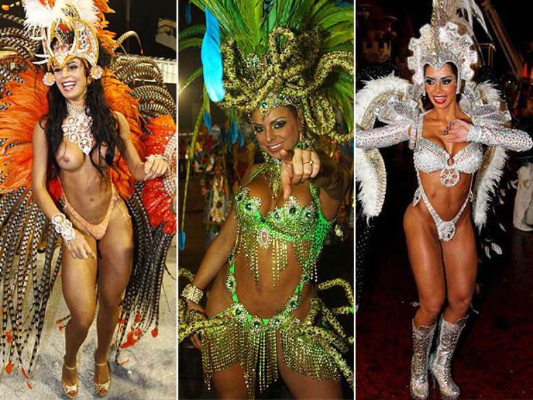<p>Musas do Carnaval 2013 desfilaram pelas avenidas de S&atilde;o Paulo e do Rio de Janeiro com&nbsp;fantasias que lembravam a sunga usada pelo personagem Borat - uma calcinha com laterais que chegam aos ombros. Confira as musas que adotaram o traje do personagem criado pelo ator Sasha Cohen:</p>