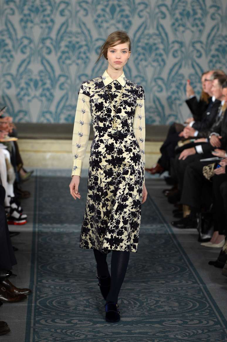 <p>Desfile da grife Tory Burch na semana de moda de Nova York</p>