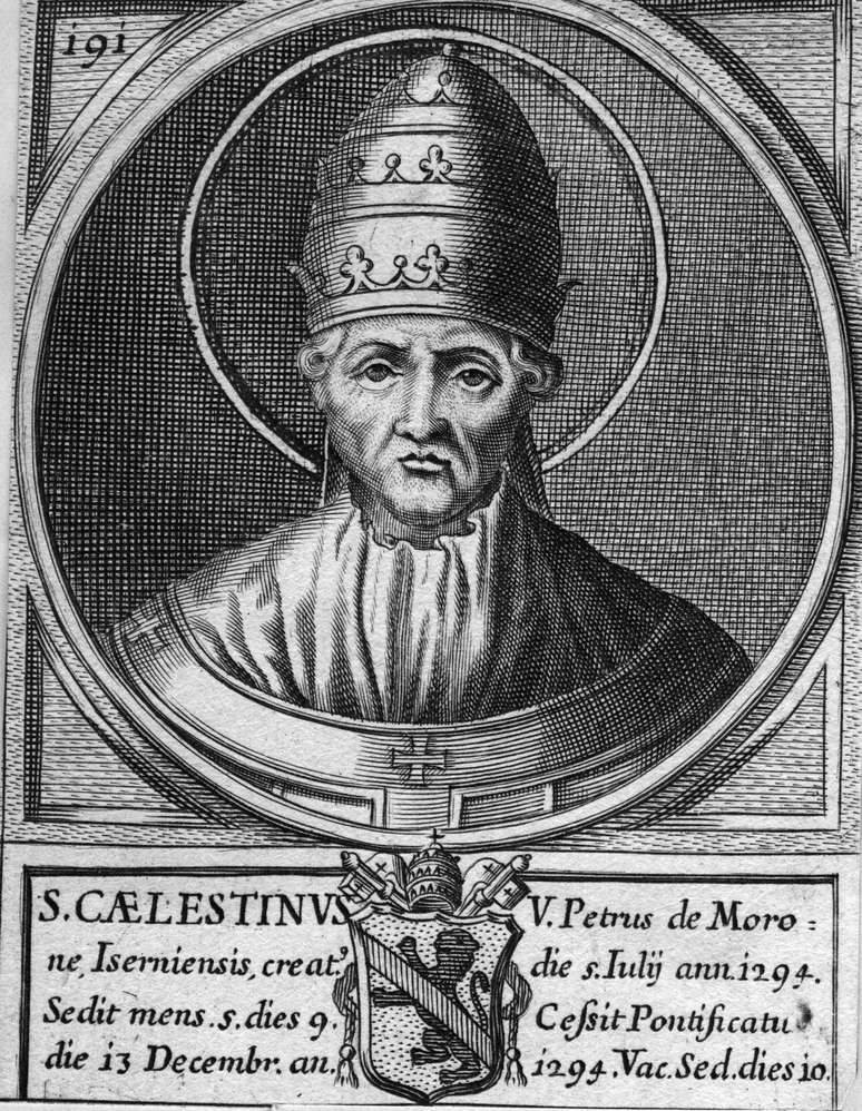 Celestino V renunciou em 1234