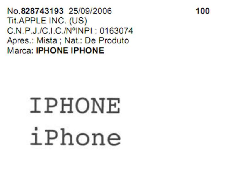 Revista do INPI traz deliberações sobre uso da marca iPhone no Brasil