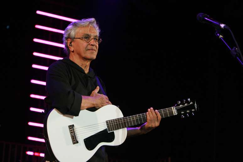 <p>Caetano Veloso era uma das atrações mais aguardadas do evento</p>