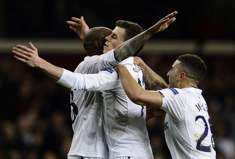 <p>Gareth Bale foi o destaque do Tottenham na Liga Europa</p>