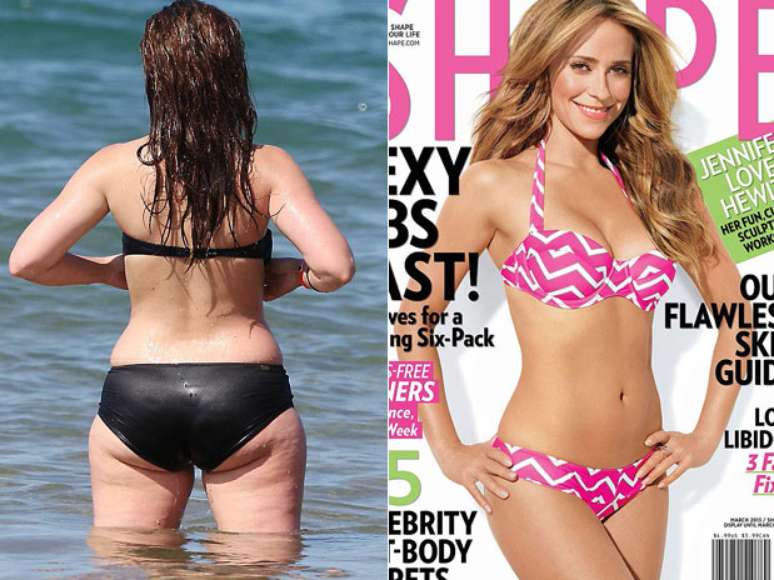 <p>O roteiro é conhecido. Atriz é fotografada na praia e mostra celulite e gordura e depois posa para capa de revista contando como conseguiu entrar em forma. A mais recente a protagonizar essa história é a americana Jennifer Love Hewitt. Segundo a atriz de 33 anos, ela agora está o auge de sua boa forma</p>