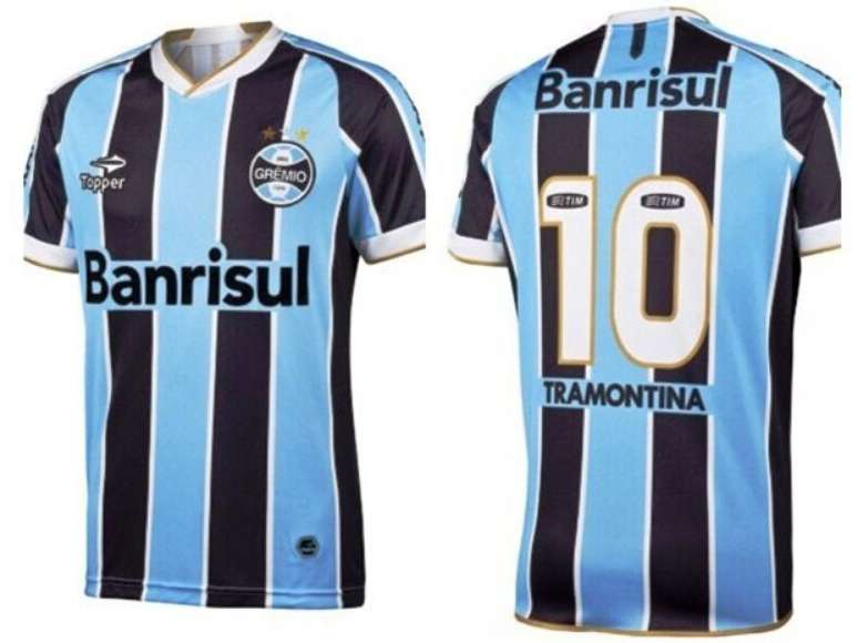 Grêmio lançou novo uniforme com homenagem à Libertadores