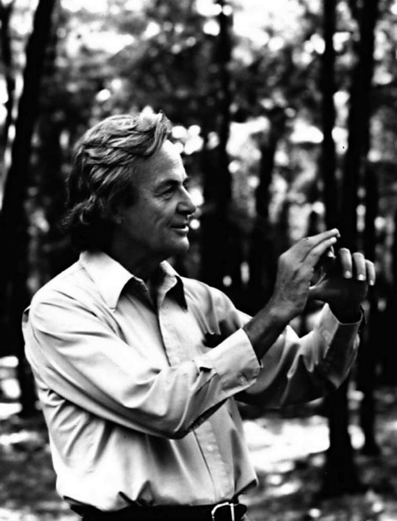 Richard Feynman no laboratório americano Fermilab