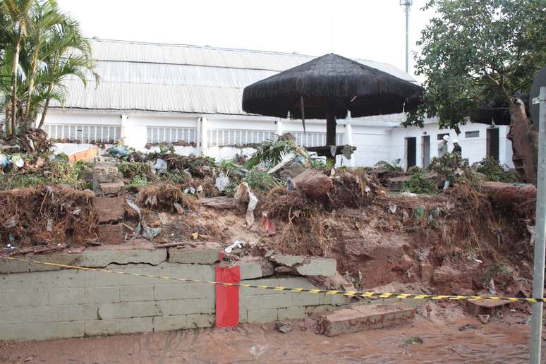 Parte social do Morumbi ficou bastante afetada após a enchente de quinta-feira
