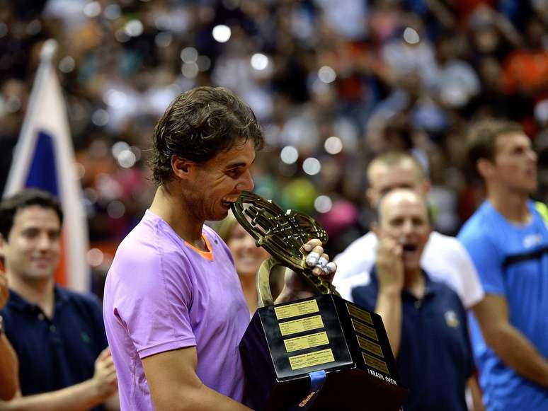 Nadal conquistou o bicampeonato do Brasil Open - venceu também em 2005, na Costa do Sauípe