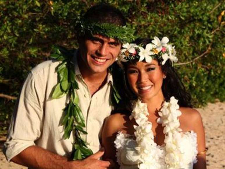 <p>Dani Suzuki e Fábio Novaes são pais de Kauai</p>