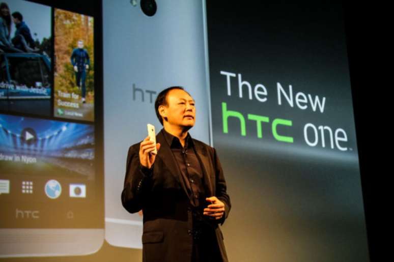 <p>Novo HTC One foi apresentado pelo presidente da companhia asiática< Peter Chou</p>