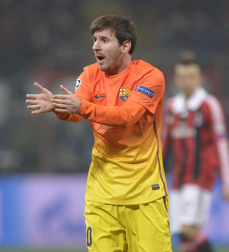 Messi teve atuação apagada no San Siro
