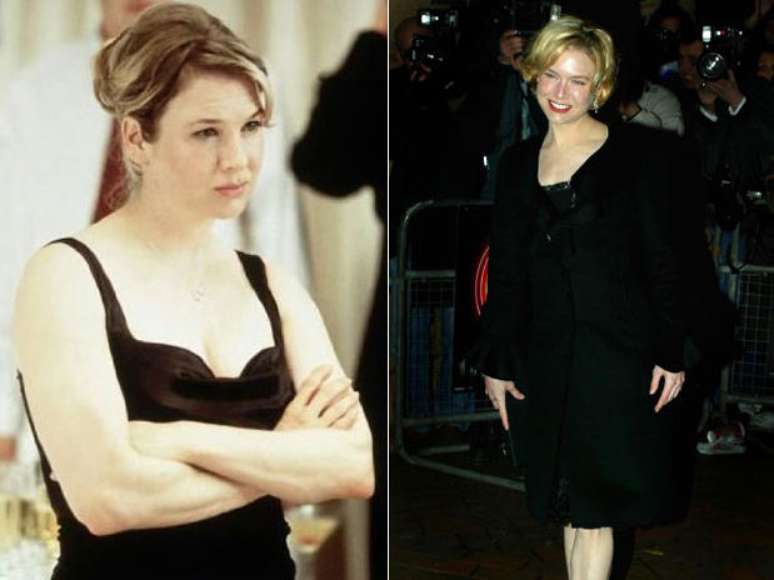 <p>Depois de engordar 15 kg para encarnar a heroína Bridget Jones, em 2001, Renée Zellweger precisou emagrecer para novo papel</p>