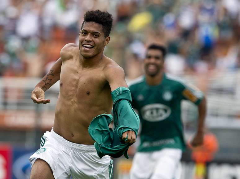 <p>Atacante estreou com o gol da vitória do Palmeiras sobre a União Barbarense</p>