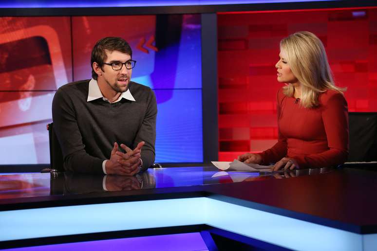 <p>Michael Phelps compareceu a estúdios da Fox News, nos Estados Unidos, para entrevista; na bancada da TV, comentou com pesar o caso do sul-africano Oscar Pistorius</p>