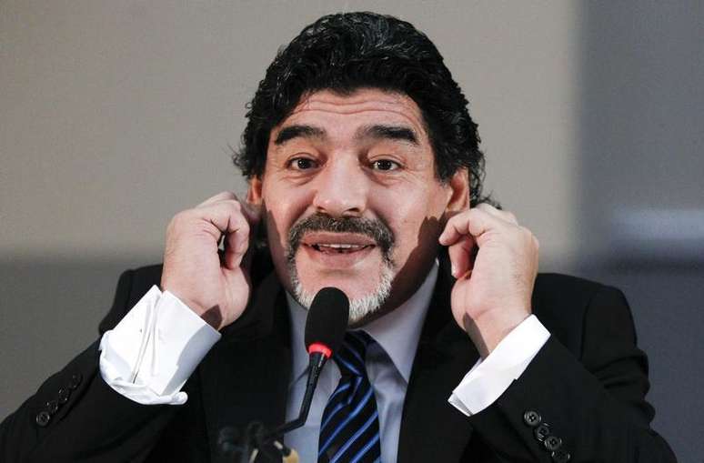 <p>Maradona é especulado como técnico do Montpellier</p>