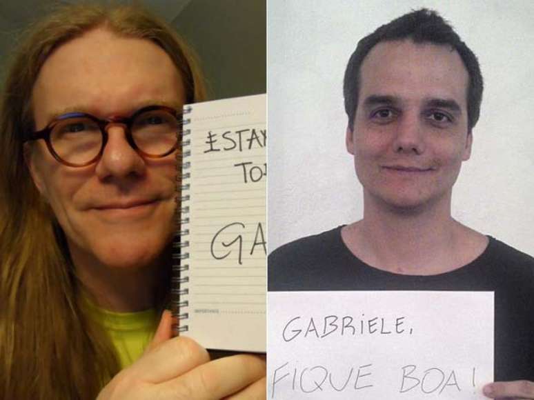 <p>O m&uacute;sico Humberto Gessinger e o ator Wagner Moura enviaram mensagens a Gabriele Stringari, 20 anos</p>