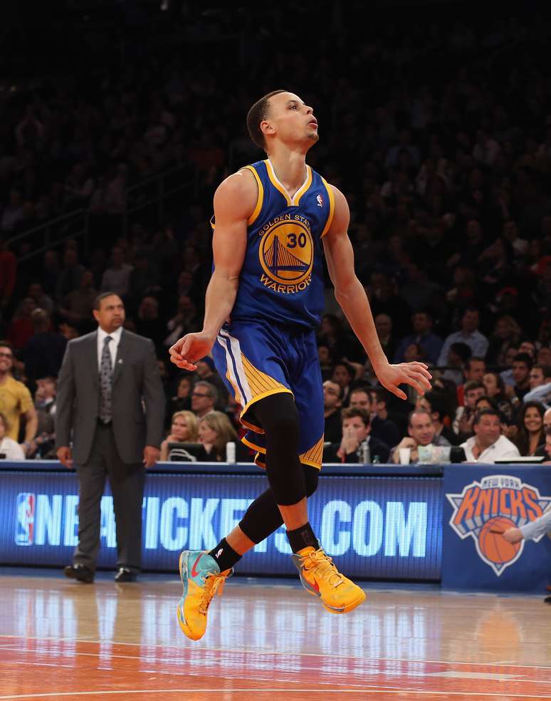 <p>Curry teve noite incrível, mas Warriors perdem dos Knicks</p>