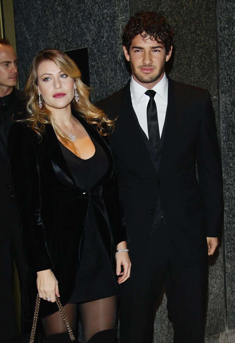 <p>Barbara Berlusconi e o namorado, o jogador Alexandre Pato</p>