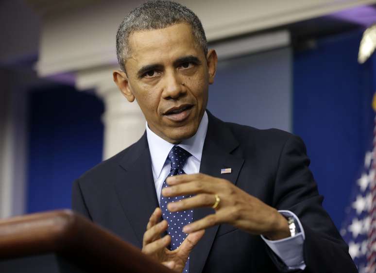 Obama em conversa com jornalistas em Washington: imperícia no uso de termos nerds