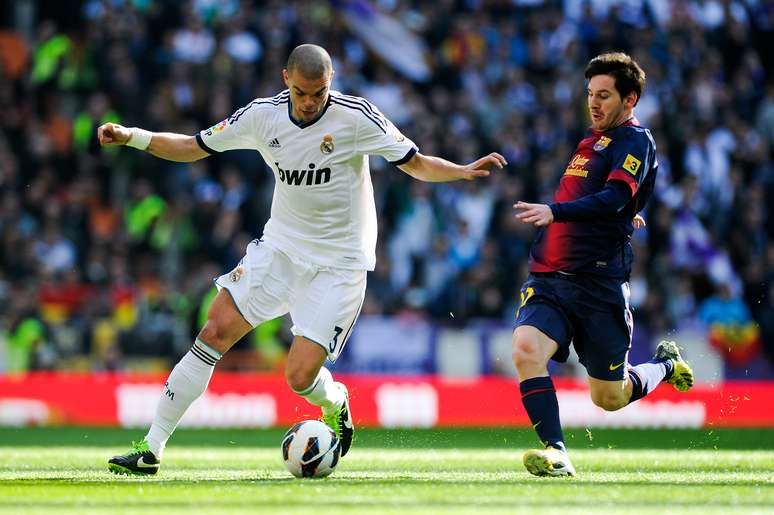 <p>Pepe atuou no meio-campo em vitória do Real Madrid</p>