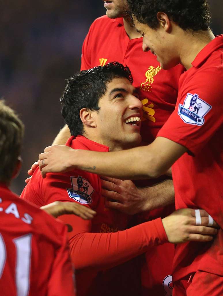 <p>Su&aacute;rez e Phillipe Coutinho: destaques na vit&oacute;ria por goleada do Liverpool</p>