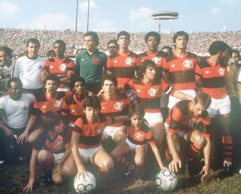 <p>Brasileiro de 1983 foi um dos títulos que o Flamengo conquistou sob a liderança de Zico</p>