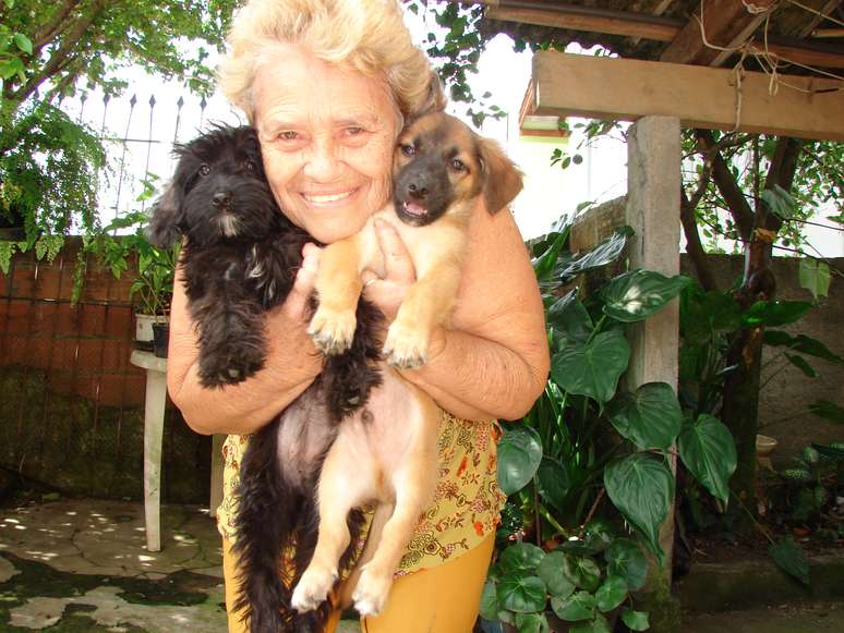 <p>Maria Montagna, 75 anos, foi escolhida pela ONG para receber a doação. Ela cuida de animais abandonados desde 1999</p>