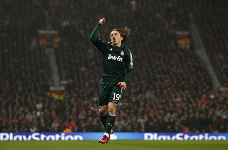Modric entrou no segundo tempo e fez o gol do empate do Real Madrid