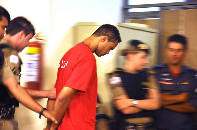 <p>O goleiro Bruno Fernandes e a ex-mulher dele, Dayanne Rodrigues, são julgados nesta semana</p>