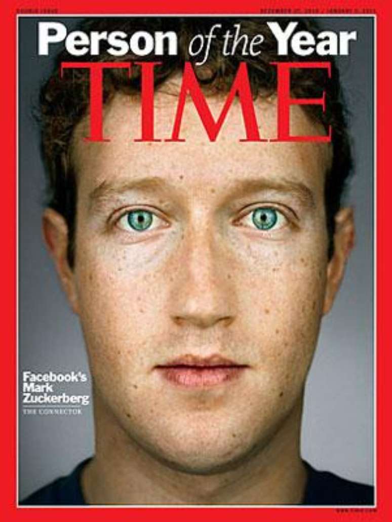 Zuckerberg foi capa em 2010