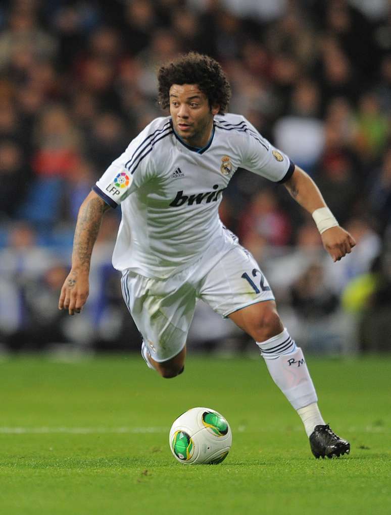 <p>Marcelo tem jogado pouco no Real Madrid</p>