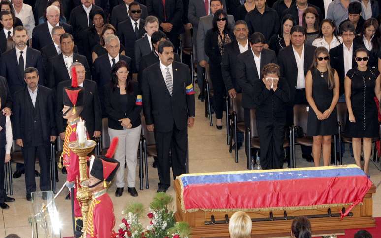 Autoridades internacionais acompanham o funeral de Estado de Hugo Chávez na Academia Militar de Caracas
