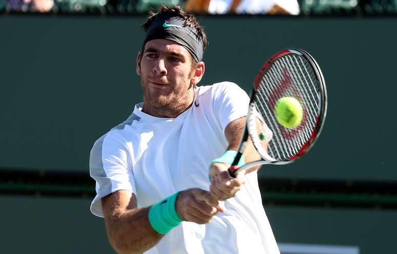 <p>Del Potro superou veterano Davydenko neste domingo</p>