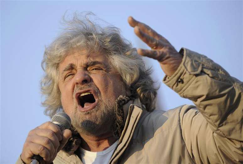 <p>Líder do Movimento 5 Estrelas e ex-comediante, Beppe Grillo</p>