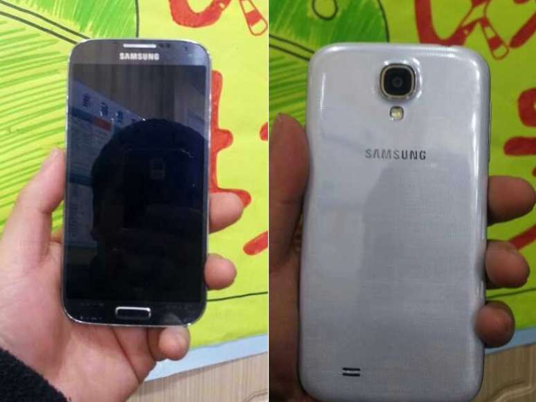 <p>Imagens divulgadas em fórum chinês mostram um botão de 'home' físico presente no Samsung Galaxy S4</p>
