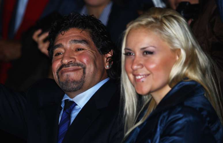 <p>Novo filho de Maradona é fruto do relacionamento com Verónica Ojeda</p>