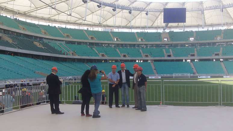 A Arena Fonte Nova receberá três partidas da Copa das Confederações