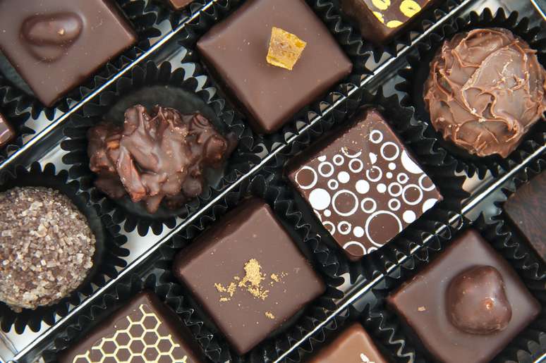 Muitos termos para designar os chocolates tem ligação com seus recheios e ingredientes