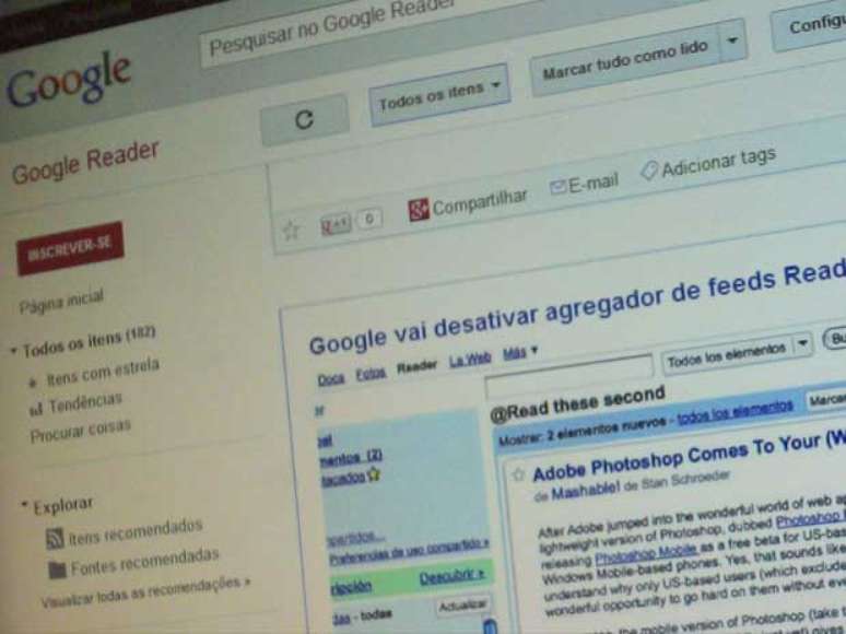 Google Reader será desativado em 1º de julho