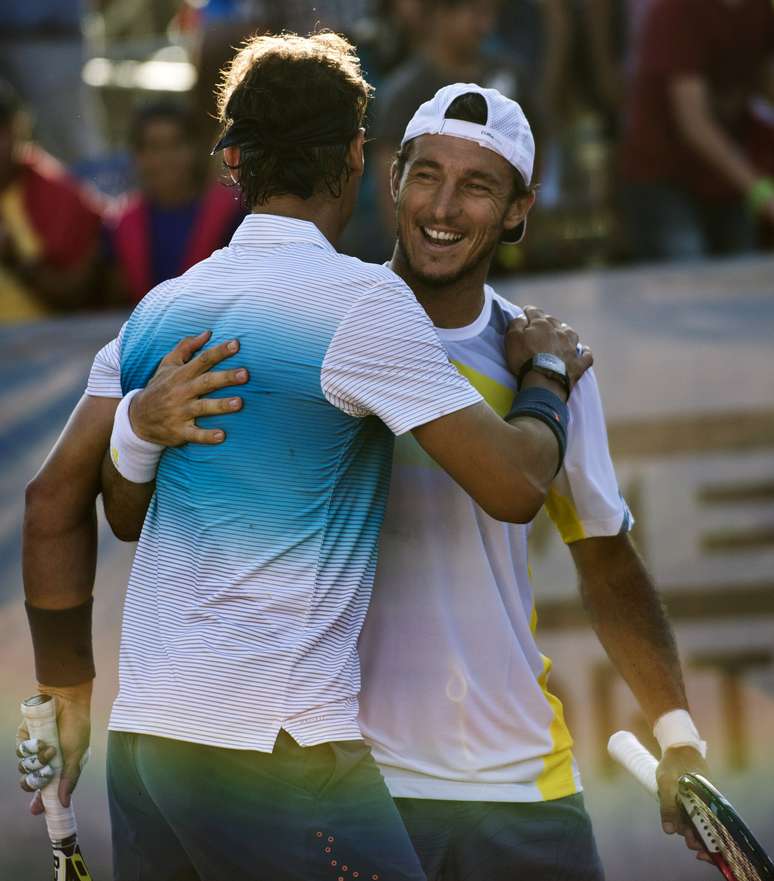 <p>Em fevereiro de 2013, Juan Mónaco e Rafael Nadal foram vice-campeões do torneio de duplas do ATP 250 de Viña del Mar</p>