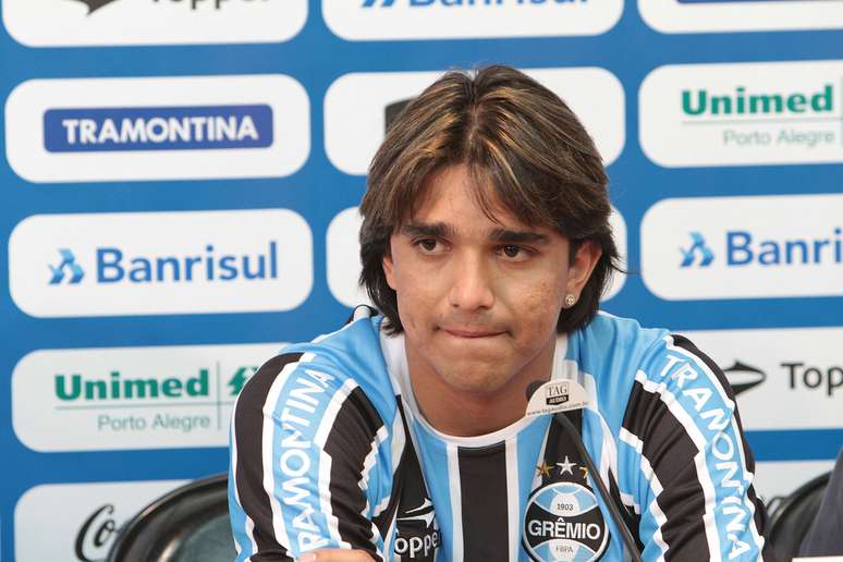 <p>Marcelo Moreno vive situação delicada no Grêmio</p>