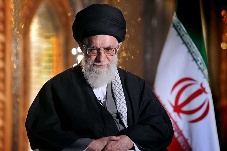 O aitolá Ali Khamenei fez um pronunciamento transmitido pela TV