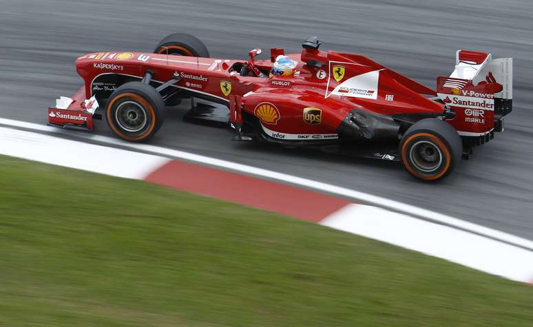 <p>Felipe Massa foi o terceiro; Fernando Alonso (foto) foi quarto</p>