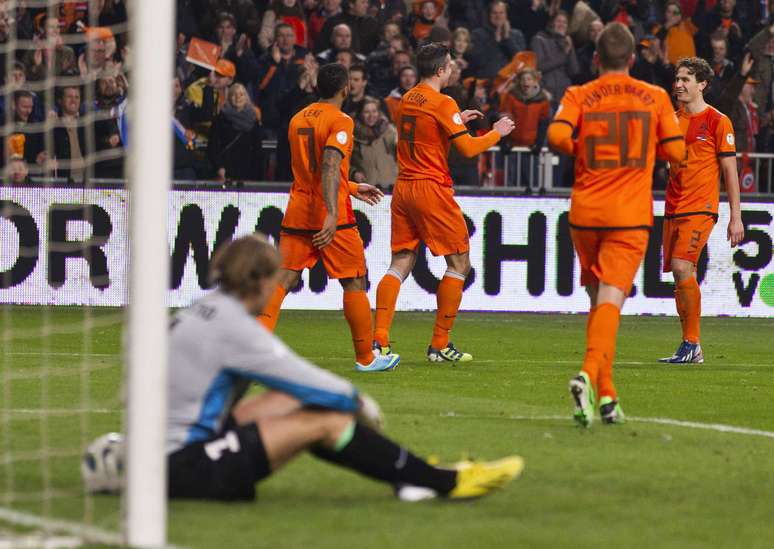 Holanda venceu todas as partidas disputadas nas Eliminatórias da Copa de 2014