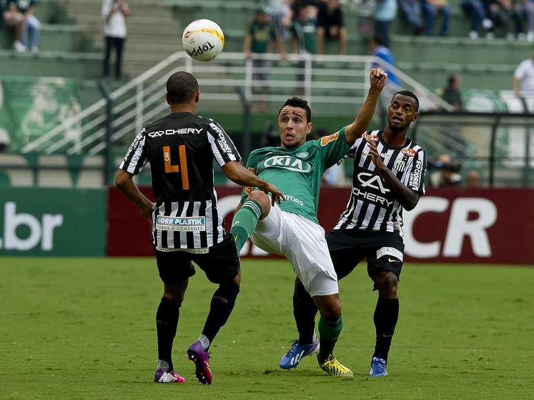 <p>Caio Mancha ainda não marcou gols pelo Palmeiras nos profissionais</p>