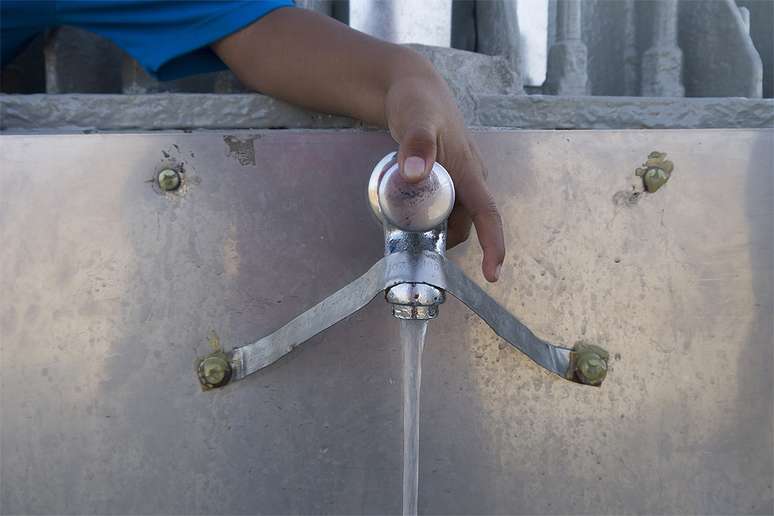 Painel se transformou em ponto de encontro para moradores