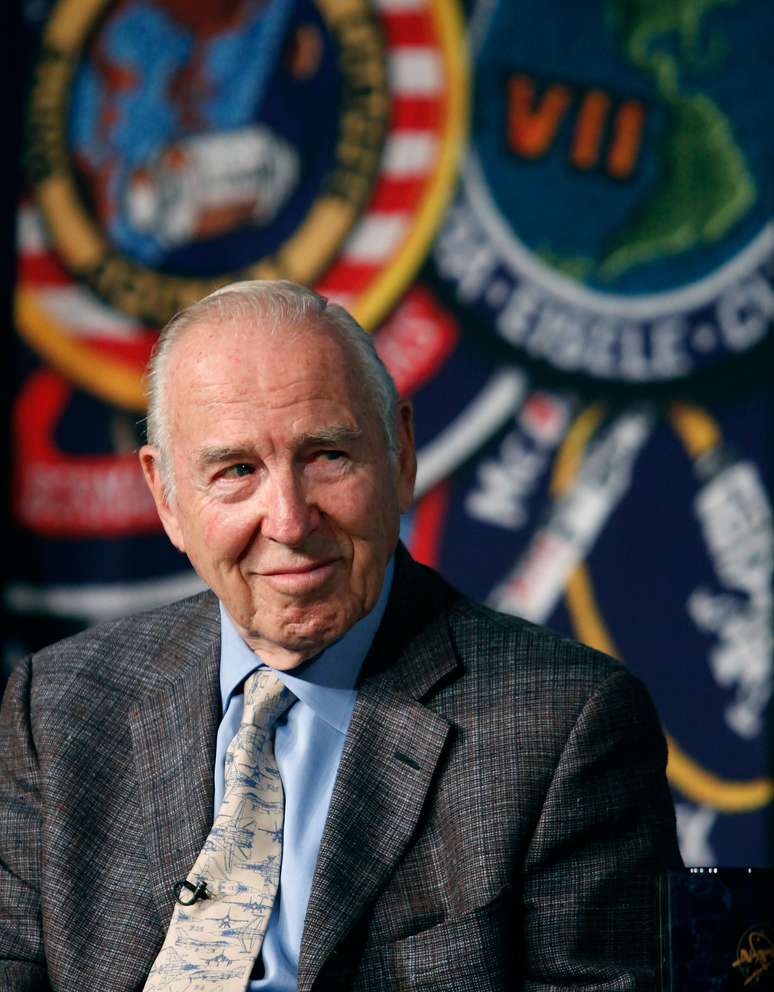 Em 2009, Jim Lovell participou de conferência na Nasa em celebração aos 40 anos da chegada à Lua