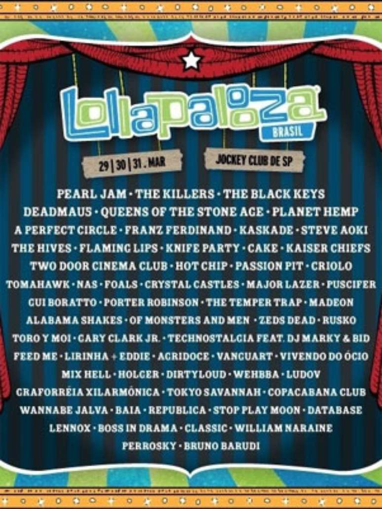 Depois de muito suspense, programa&ccedil;&atilde;o foi divulgada nesta segunda-feira (15)