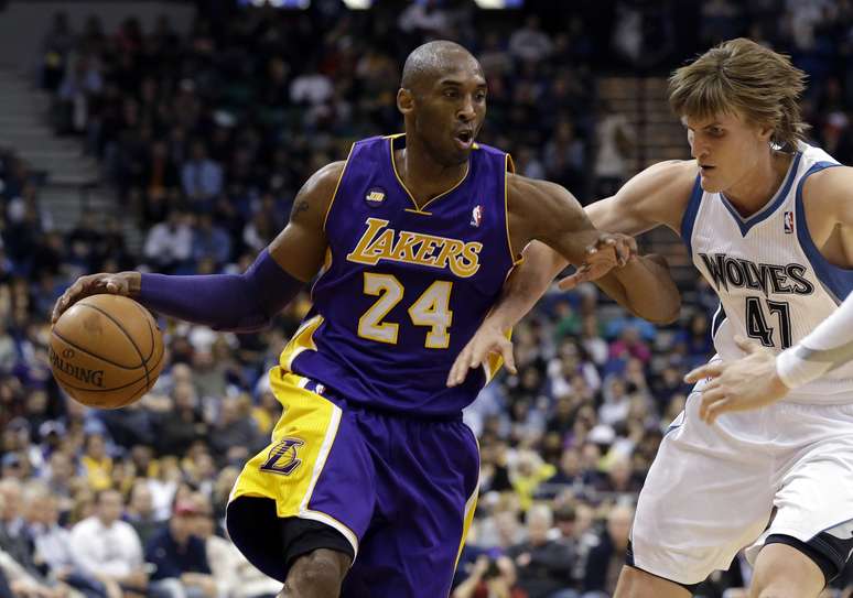 <p>Mais uma vez Kobe Bryant foi o principal jogador dos Lakers</p>