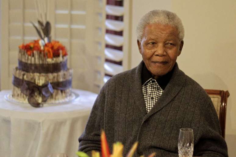 Nelson Mandela, em foto de julho de 2012